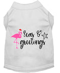 Load image into Gallery viewer, Christmas Pet Dog & Cat Shirt Screen Printed, "Seas and Greetings"