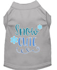 Load image into Gallery viewer, Christmas Pet Shirt "Snow Cute"