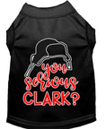 Load image into Gallery viewer, Christmas Pet Dog & Cat Shirt Screen Printed, "You Serious, Clark?"