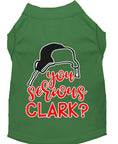 Load image into Gallery viewer, Christmas Pet Dog & Cat Shirt Screen Printed, "You Serious, Clark?"