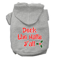 Load image into Gallery viewer, Christmas Pet Hoodie Screen Printed, "Deck the Halls Y'all"