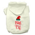 Load image into Gallery viewer, Christmas Pet Hoodie Screen Printed, "Big Elf"