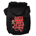 Load image into Gallery viewer, Christmas Pet Hoodie Screen Printed, "Santa Stop Here, We Have Cookies"