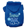Load image into Gallery viewer, Christmas Pet Hoodie Screen Printed, "Snow Cute"