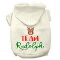 Load image into Gallery viewer, Christmas Pet Hoodie Screen Printed, "Team Rudolph"