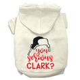 Load image into Gallery viewer, Christmas Pet Hoodie Screen Printed, "You Serious Clark?"