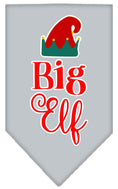 Load image into Gallery viewer, Christmas Pet and Dog Bandana Screen Printed, "Big Elf"