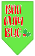 Load image into Gallery viewer, Christmas Pet and Dog Bandana Screen Printed, "Bah Humbug"
