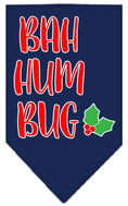Load image into Gallery viewer, Christmas Pet and Dog Bandana Screen Printed, "Bah Humbug"
