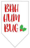 Load image into Gallery viewer, Christmas Pet and Dog Bandana Screen Printed, "Bah Humbug"