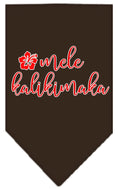 Load image into Gallery viewer, Christmas Pet and Dog Bandana Screen Printed, "Mele Kalikimaka"