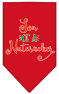 Load image into Gallery viewer, Christmas Pet and Dog Bandana Screen Printed, "Son Of A Nutcracker"