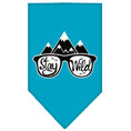 Load image into Gallery viewer, Dog Bandana Screen Printed, "Stay Wild"