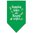 Load image into Gallery viewer, Dog Bandana Screen Printed, "Pumpkin Kisses & Harvest Wishes"