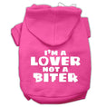 Load image into Gallery viewer, Pet Hoodie "I'm A Lover, Not A Biter"