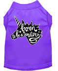 Load image into Gallery viewer, Pet Dog & Cat Shirt Screen Printed, "Born To Be A Unicorn"