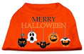 Load image into Gallery viewer, Pet Dog & Cat Shirt Screen Printed, "Merry Halloween"