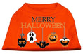 Load image into Gallery viewer, Pet Dog & Cat Shirt Screen Printed, "Merry Halloween"
