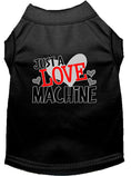 Load image into Gallery viewer, Pet Dog & Cat Shirt Screen Printed, "Just A Love Machine"
