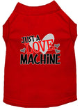 Load image into Gallery viewer, Pet Dog & Cat Shirt Screen Printed, "Just A Love Machine"