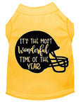 Load image into Gallery viewer, Pet Shirt "It's The Most Wonderful Time Of The Year (Football)"