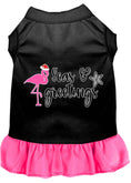 Load image into Gallery viewer, Christmas Pet Dress Screen Printed, "Seas and Greetings"