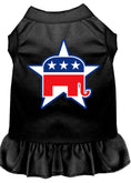 Load image into Gallery viewer, Pet Dress Screen Printed, "Republican"