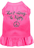Load image into Gallery viewer, Pet Dress "Don't Worry, Be Hippy"