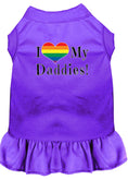 Load image into Gallery viewer, Pet Dress "I Heart My Daddies"