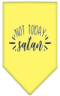 Load image into Gallery viewer, Pet and Dog Bandana Screen Printed, "Not Today Satan"