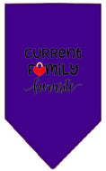 Load image into Gallery viewer, Pet and Dog Bandana Screen Printed, "Family Favorite"