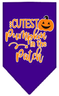 Load image into Gallery viewer, Halloween Pet and Dog Bandana Screen Printed, "Cutest Pumpkin In The Patch"