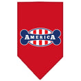 Load image into Gallery viewer, Pet and Dog Bandana Screen Printed, "Bonely In America"