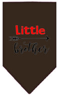 Load image into Gallery viewer, Pet and Dog Bandana Screen Printed, "Little Brother"