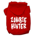 Load image into Gallery viewer, Halloween Pet Hoodie Screen Printed, "Zombie Hunter"