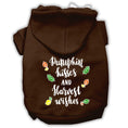 Load image into Gallery viewer, Pet, Dog and Cat Hoodie Screen Printed, "Pumpkin Kisses & Harvest Wishes"