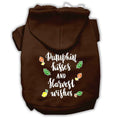 Load image into Gallery viewer, Pet, Dog and Cat Hoodie Screen Printed, "Pumpkin Kisses & Harvest Wishes"