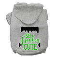 Load image into Gallery viewer, Halloween Pet Hoodie "So Franken Cute"