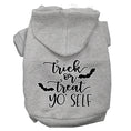 Load image into Gallery viewer, Halloween Pet Hoodie Screen Printed, "Trick Or Treat Yo' Self"