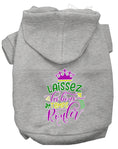 Load image into Gallery viewer, Pet Dog & Cat Hoodie Screen Printed, "Laissez Les Bons Temps Rouler"