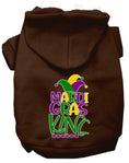 Load image into Gallery viewer, Pet Dog & Cat Hoodie Screen Printed, "Mardi Gras King"