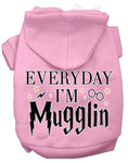 Load image into Gallery viewer, Pet Hoodie "Everyday I'm Mugglin"