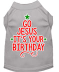 Load image into Gallery viewer, Christmas Pet Dog & Cat Shirt, "Go Jesus, It's Your Birthday"