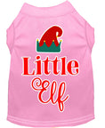 Load image into Gallery viewer, Christmas Pet Dog & Cat Shirt Screen Printed, "Little Elf"