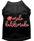 Load image into Gallery viewer, Christmas Pet Dog & Cat Shirt Screen Printed, "Mele Kalikimaka"