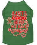 Load image into Gallery viewer, Christmas Pet Dog & Cat Shirt Screen Printed, "Santa, We Have Cookies"