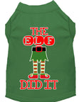 Load image into Gallery viewer, Christmas Pet Dog & Cat Shirt Screen Printed, "The Elf Did It"