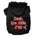 Load image into Gallery viewer, Christmas Pet Hoodie Screen Printed, "Deck the Halls Y'all"