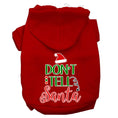 Load image into Gallery viewer, Christmas Pet Hoodie, "Don't Tell Santa"