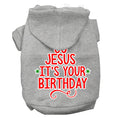 Load image into Gallery viewer, Christmas Pet Hoodie "Go Jesus, It's Your Birthday"